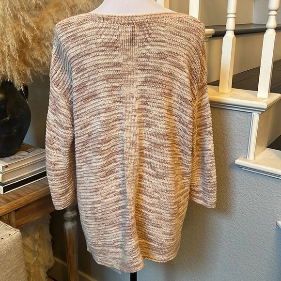 Pure J.Jill Light 3/4 Sleeve Oversized Sweater Size Small - Picture 5 of 7